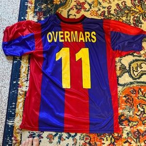 Marc Overmars FC Barcelona Jersey (Size M)